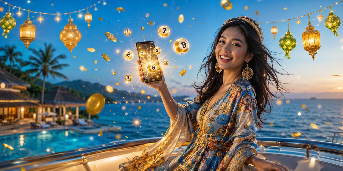 Pengguna mobile menikmati taruhan casino dan olahraga di pantai Indonesia